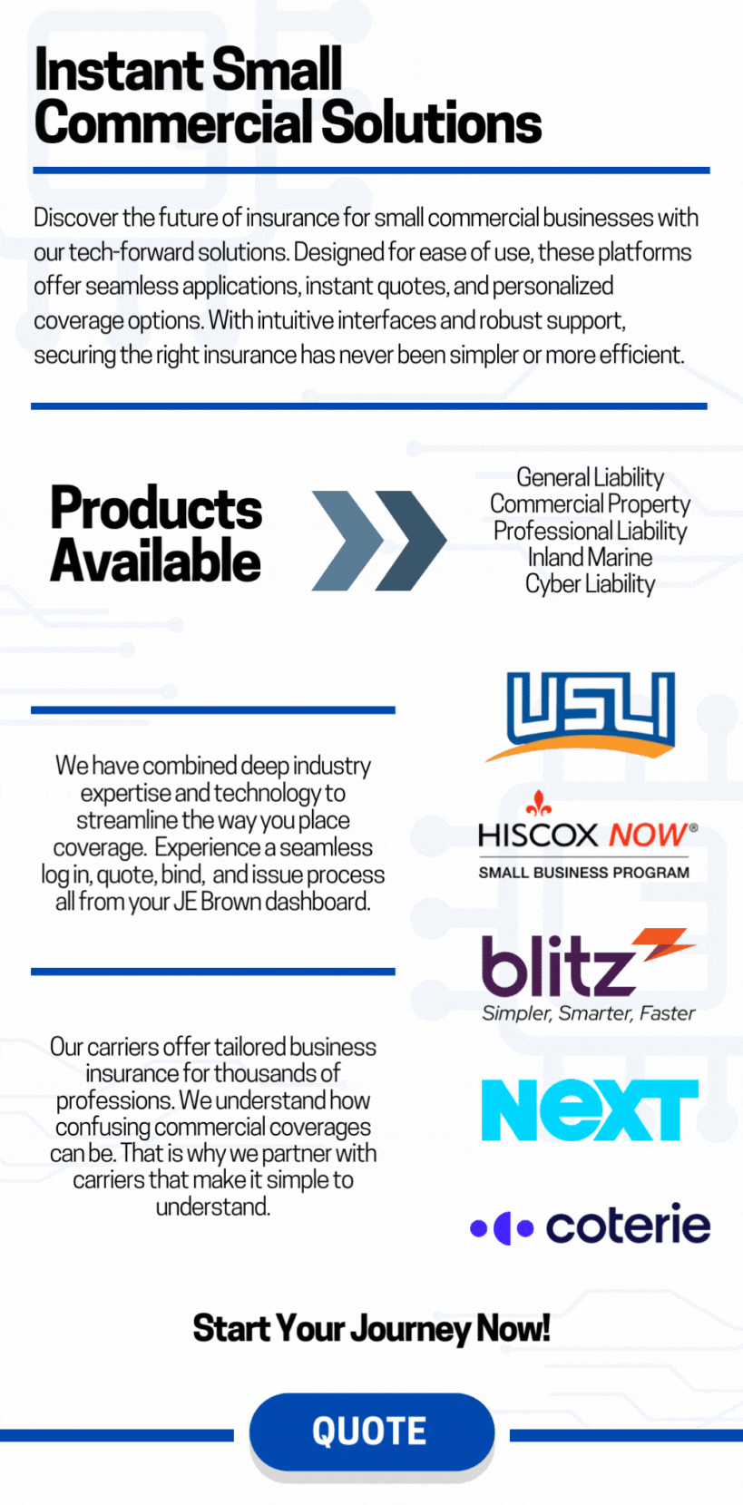 Small Commercial Options